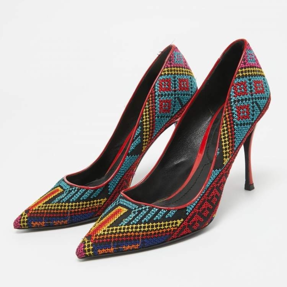 Nicholas Kirkwood Multicolor “Mexican” Pumps